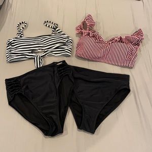Mix-match bathing suits
